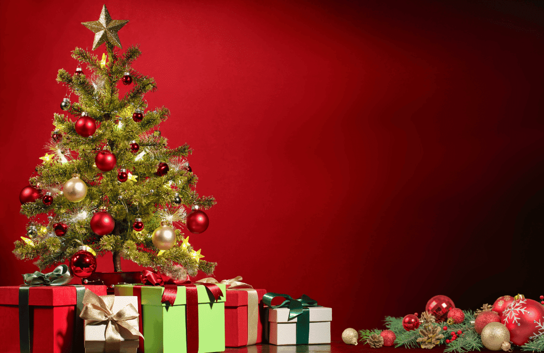 Sapin de noel cadeaux